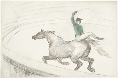 Al circo: Jockey da Henri de Toulouse Lautrec