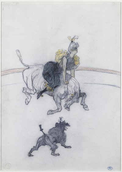 Al circo: Il saluto, 1899 da Henri de Toulouse Lautrec