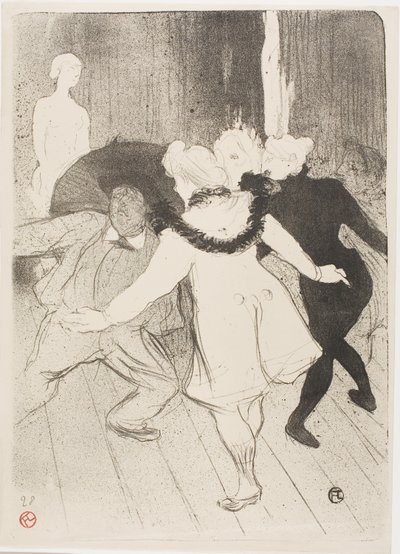 Al Folies-Bergère: La Modestia di Monsieur Prudhomme da Henri de Toulouse-Lautrec