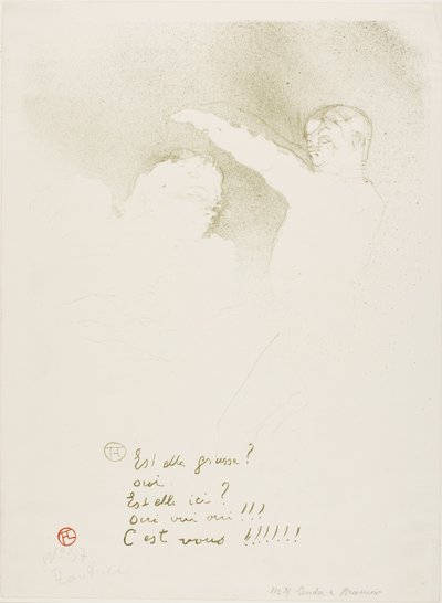 Alle Variétés: Mademoiselle Lender e Brasseur da Henri de Toulouse-Lautrec