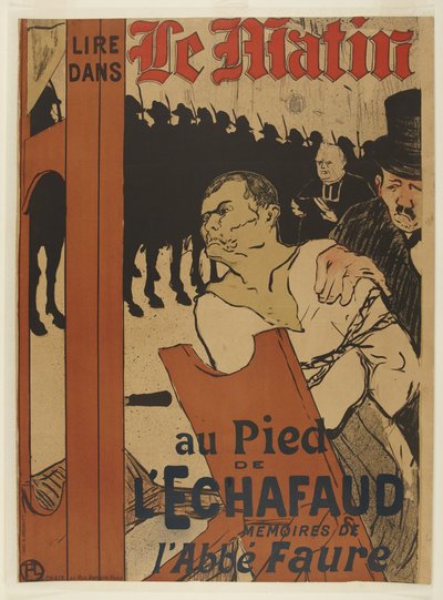 Ai piedi del patibolo da Henri de Toulouse-Lautrec