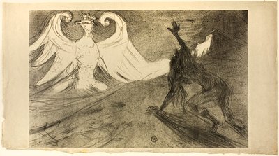 Ai Piedi del Sinai, Copertina Rifiutata da Henri de Toulouse-Lautrec