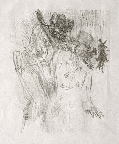 Ai piedi del Sinai: Arresto di Schlomé Fuss da Henri de Toulouse-Lautrec