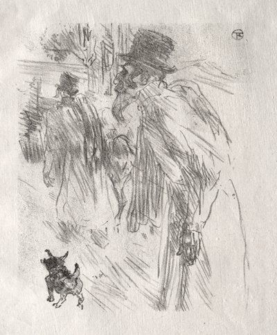 Ai piedi del Sinai: Gli ebrei polacchi, Carlsbad da Henri de Toulouse-Lautrec