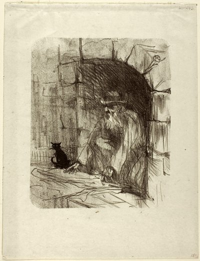 Retro di un negozio a Cracovia, da Au Pied du Sinaï da Henri de Toulouse-Lautrec