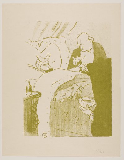Carnot è malato! da Henri de Toulouse-Lautrec