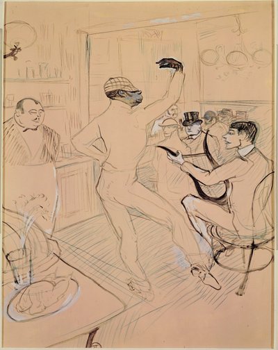 Danza del cioccolato al Bar Achille da Henri de Toulouse-Lautrec