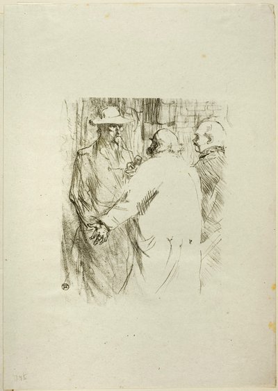 Clemenceau in Busk, da Au Pied du Sinaï da Henri de Toulouse-Lautrec