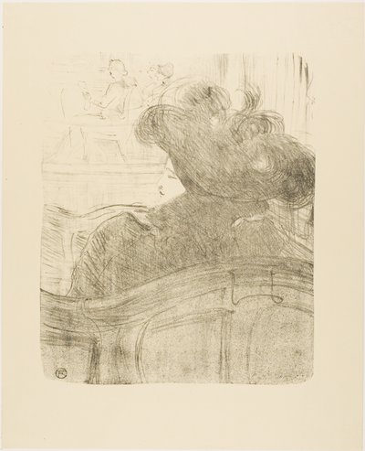 Cléo de Mérode, da Tredici Litografie da Henri de Toulouse-Lautrec