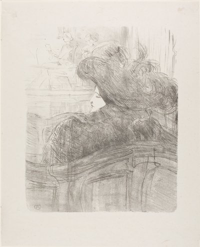 Cléo de Mérode, da Treize Lithographies da Henri de Toulouse-Lautrec