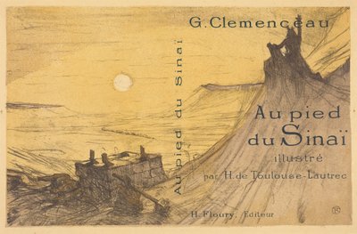 Copertina per «Au pied du Sinaï» da Henri de Toulouse-Lautrec
