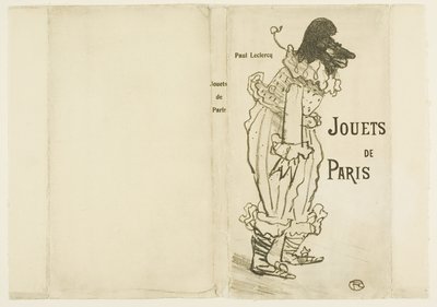 Copertina per "Jouets de Paris" da Henri de Toulouse-Lautrec