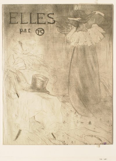 Copertina dal portfolio «Elles» da Henri de Toulouse-Lautrec