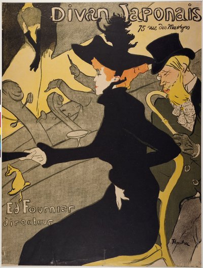 Divan Japonais da Henri de Toulouse-Lautrec