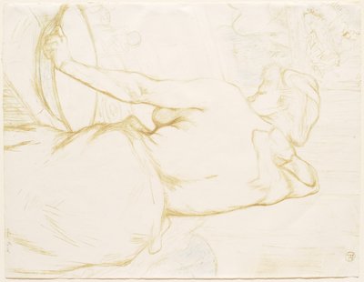 Elles: Donna che si lava - La toilette da Henri de Toulouse-Lautrec