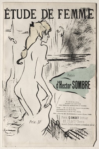 Studio di donna da Henri de Toulouse-Lautrec