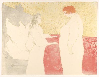Alzarsi, da "Elles" da Henri de Toulouse-Lautrec