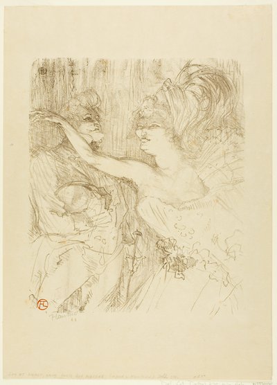 Guy e Mealy, in "Paris qui Marche da Henri de Toulouse-Lautrec