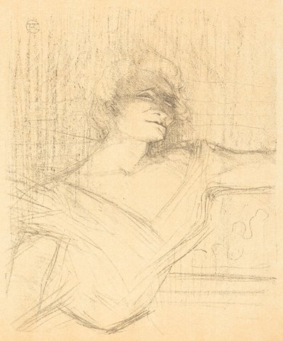 In "La glu" da Henri de Toulouse-Lautrec
