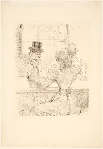 Nel Bar Picton (American Bar), rue Scribe da Henri de Toulouse-Lautrec