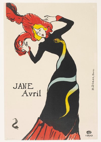 Jane Avril da Henri de Toulouse-Lautrec