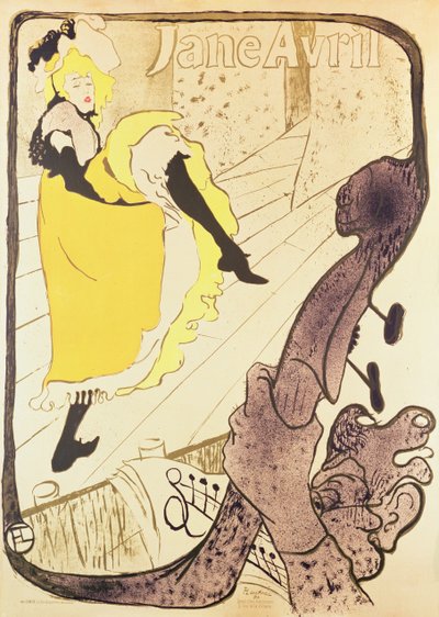 Jane Avril da Henri de Toulouse Lautrec