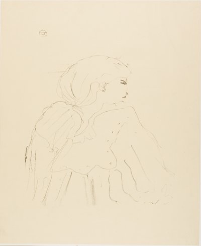 Jane Hading, da Treize Lithographies da Henri de Toulouse-Lautrec