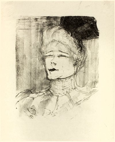 Jeanne Granier, da Treize Lithographies da Henri de Toulouse-Lautrec