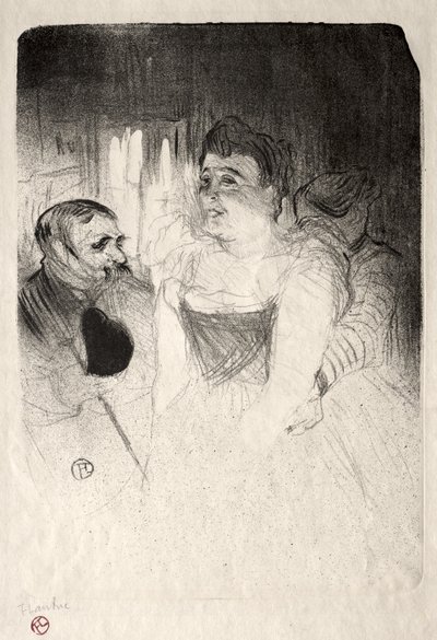 Judic nella loggia da Henri de Toulouse-Lautrec