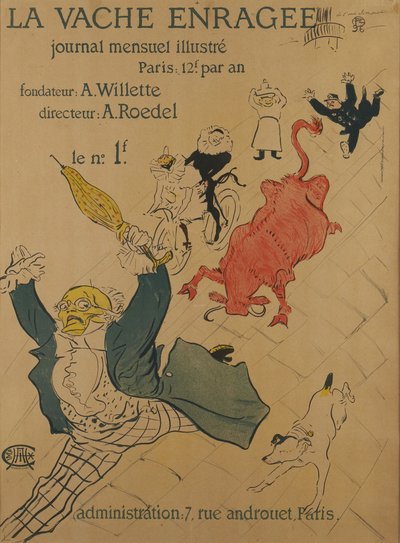 La mucca pazza da Henri de Toulouse-Lautrec