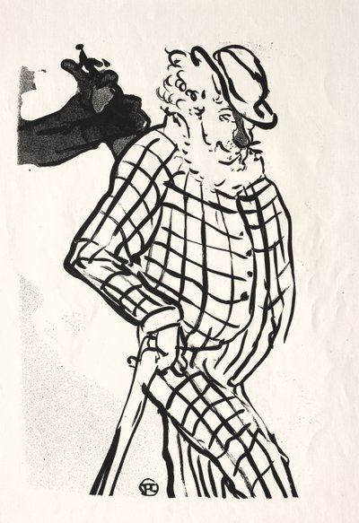 Il caffè-concerto: Cantante americano da Henri de Toulouse-Lautrec