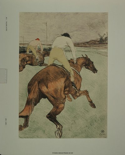 Il fantino [prova b] da Henri de Toulouse-Lautrec