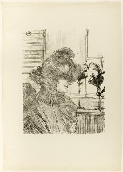 Le Margoin (Mademoiselle Louise Blouet) da Henri de Toulouse-Lautrec