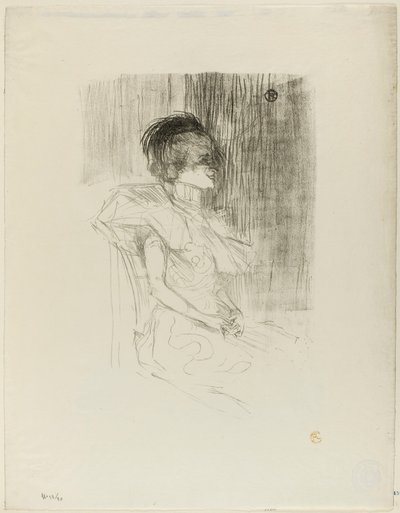 Usuraio seduto da Henri de Toulouse-Lautrec