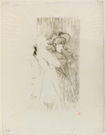 Lender e Auguez in La Chanson de Fortunio da Henri de Toulouse-Lautrec