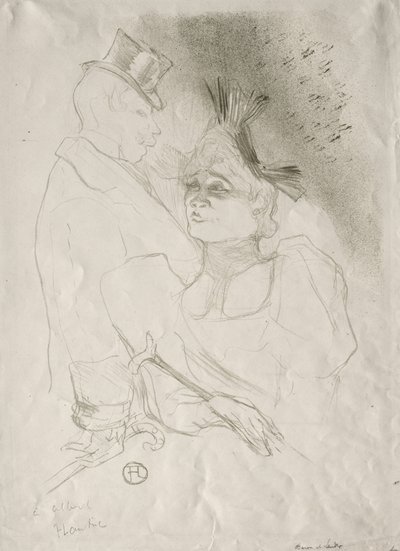 Creditore e Barone da Henri de Toulouse-Lautrec