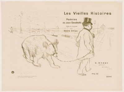 Le Vecchie Storie: Copertina - Frontespizio da Henri de Toulouse-Lautrec