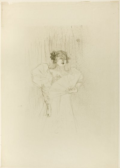 Luce Myrès, vista frontale da Henri de Toulouse-Lautrec