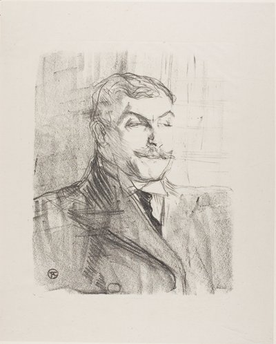 Lucien Guitry, da Tredici Litografie da Henri de Toulouse-Lautrec