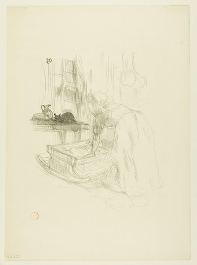 Ninna nanna, da Mélodies de Désiré Dihau da Henri de Toulouse-Lautrec