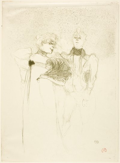 Mademoiselle Lender, in Madam Satan da Henri de Toulouse-Lautrec