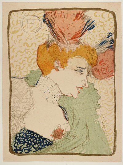Mademoiselle Marcelle Lender, in busto da Henri de Toulouse-Lautrec