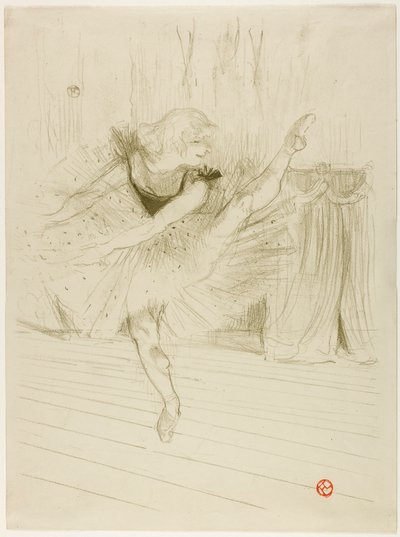 Miss Ida Heath, Danzatrice Inglese da Henri de Toulouse-Lautrec