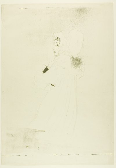 Miss May Belfort (grande tavola) da Henri de Toulouse-Lautrec
