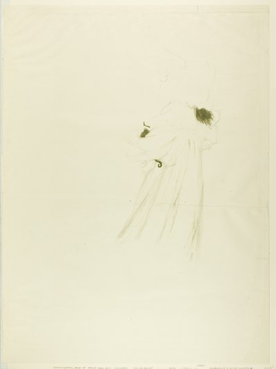 Miss May Belfort (grande tavola) da Henri de Toulouse-Lautrec