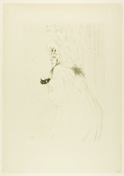 Miss May Belfort che fa un inchino da Henri de Toulouse-Lautrec