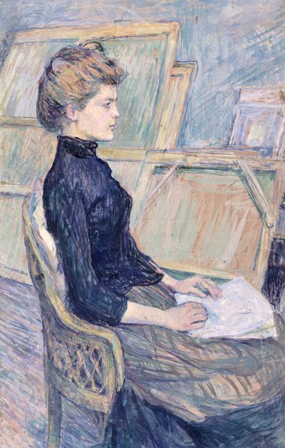 Modella in studio (Helene Vary) da Henri de Toulouse Lautrec