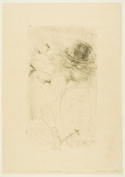 Vecchio e giovane ragazza da Henri de Toulouse-Lautrec