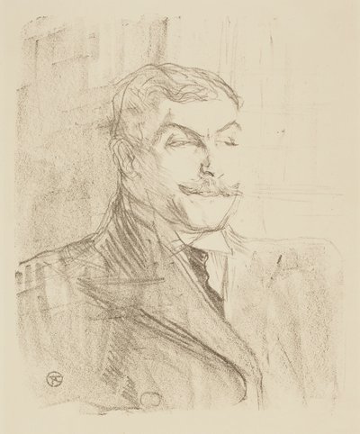 Ritratto di Lucien Guitry da Henri de Toulouse-Lautrec