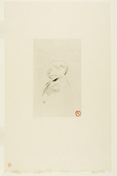 Ritratto di un Uomo da Henri de Toulouse-Lautrec